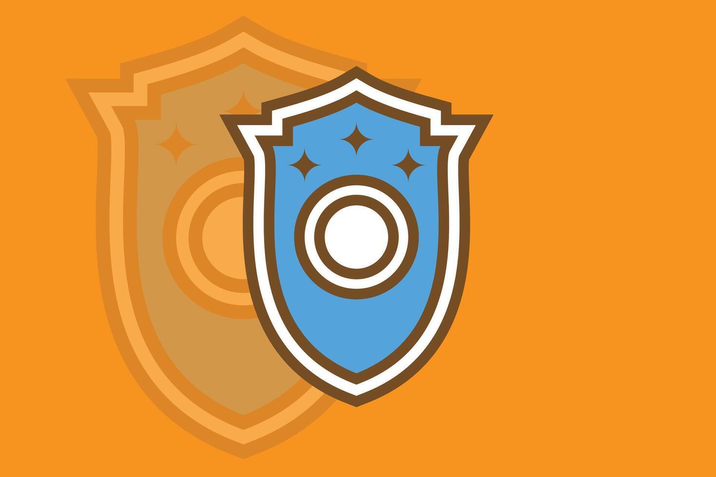 Collection of Minimalist Vintage Shield Logos - Retro Style in Unique Shapes vector