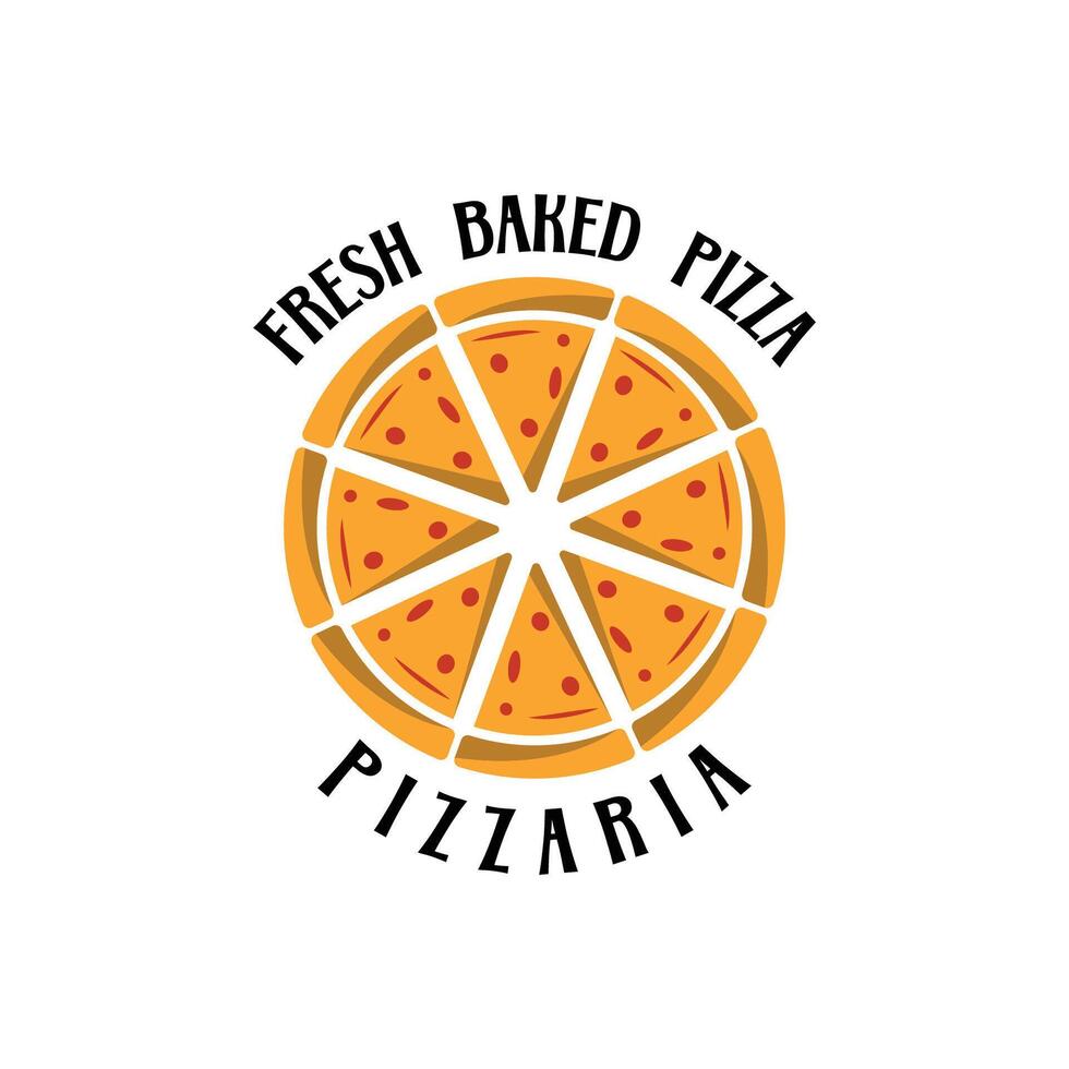 colorful Pizza Logo vector