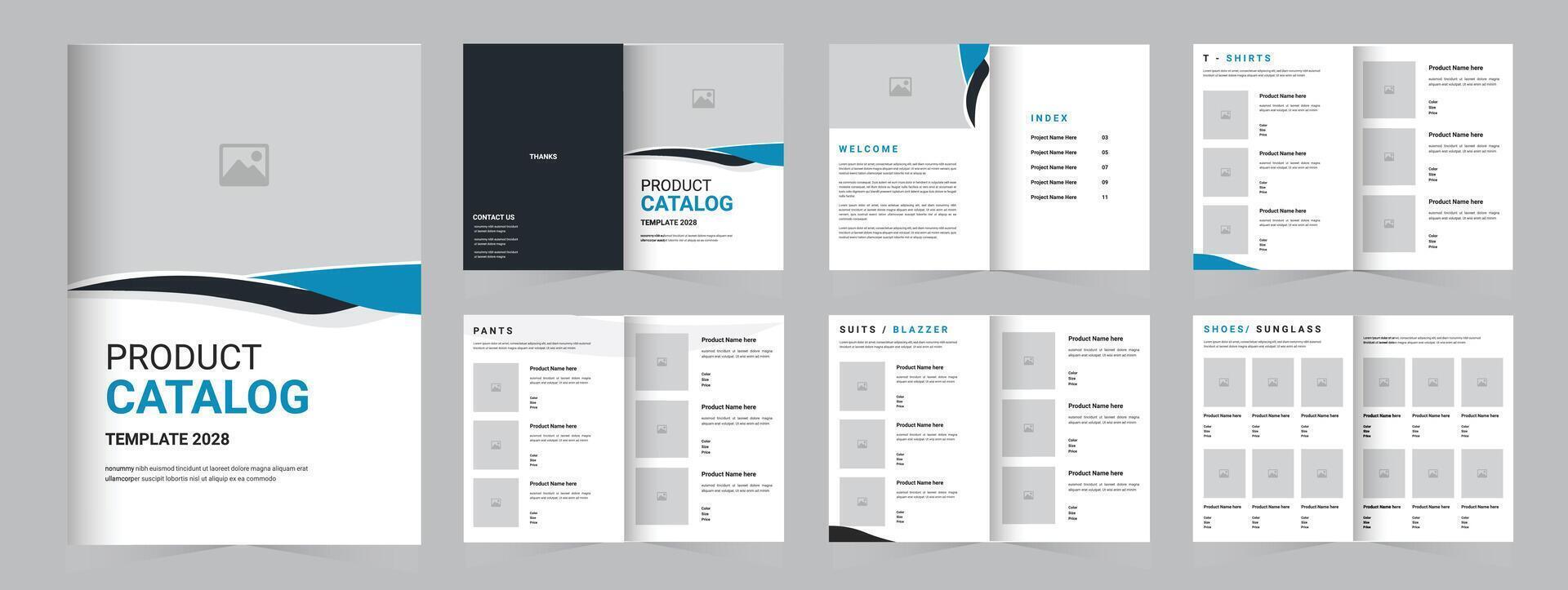 Multipurpose Product Catalog or Furniture Catalog design layout vector