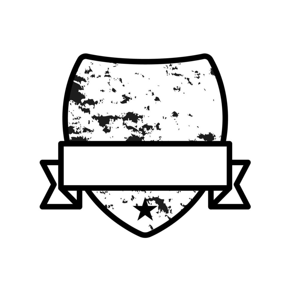 A vintage-style black and white seal featuring an abstract design, showcasing the beauty of artistic expression and simplicity vector