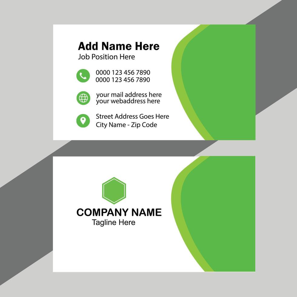 Medical Business card clean and modern, green business card, blue business card, clinic, doctor vector