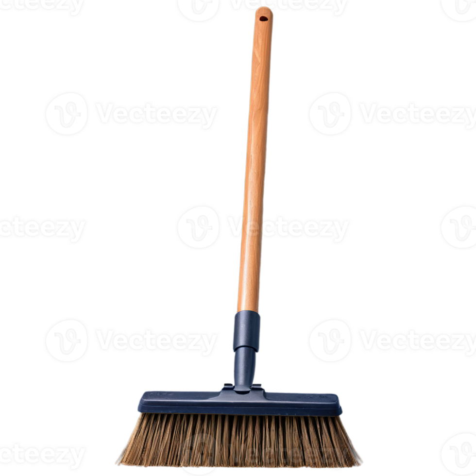 Artistic Brown Broom Sweeping png
