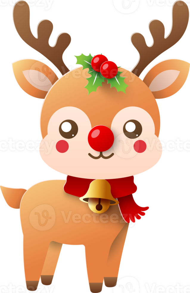 Cute Christmas Reindeer png