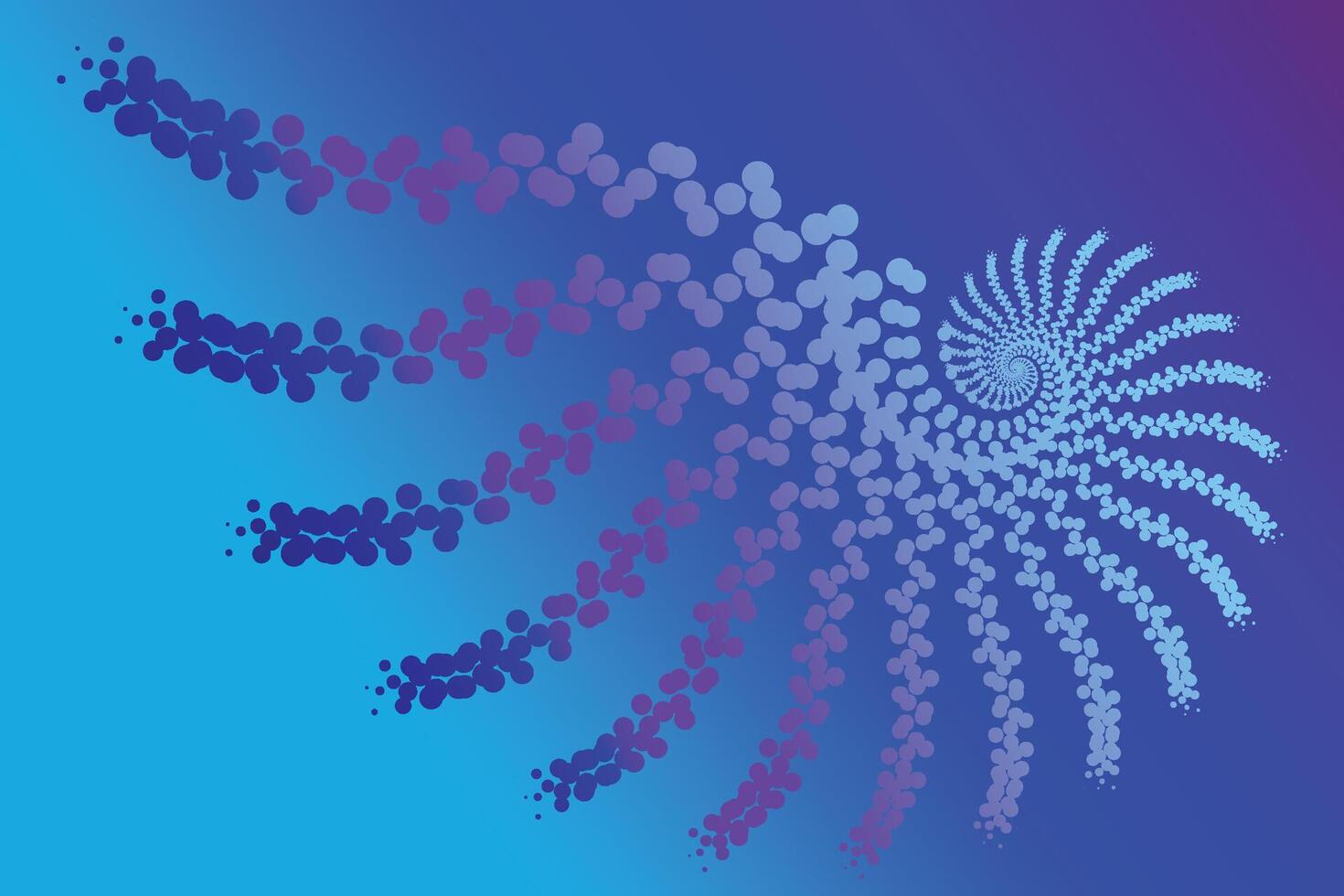 Abstract background design. Kinetic background design. Blue color background design. vector