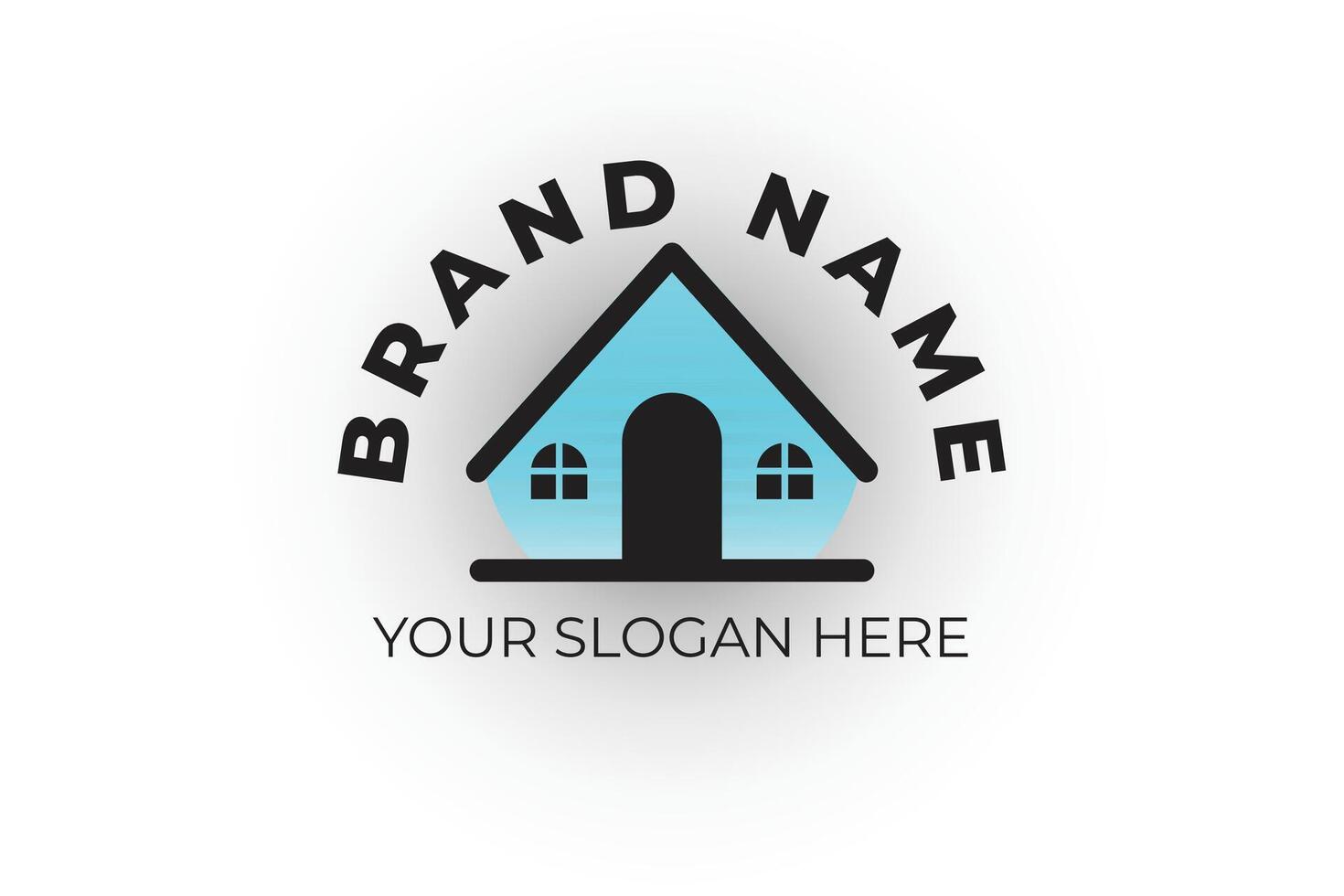 Real estate logo design .Construction logo . House logo. Home logo design. vector