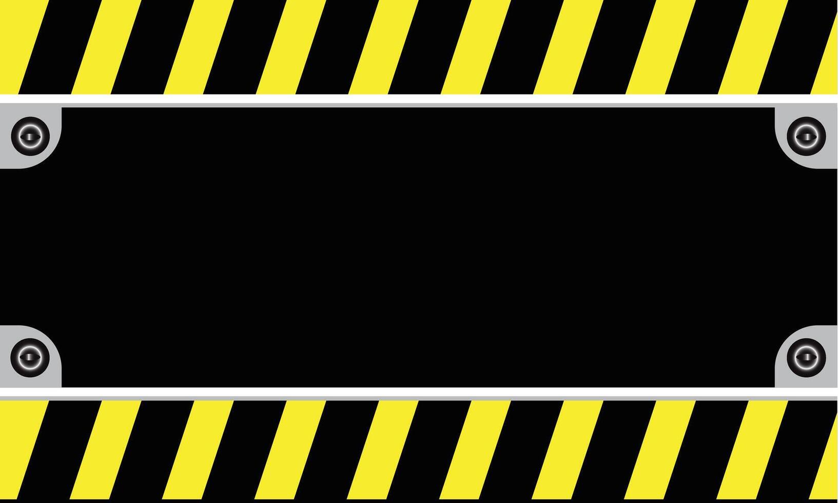 construction background design template.Construction safety sign banner. vector