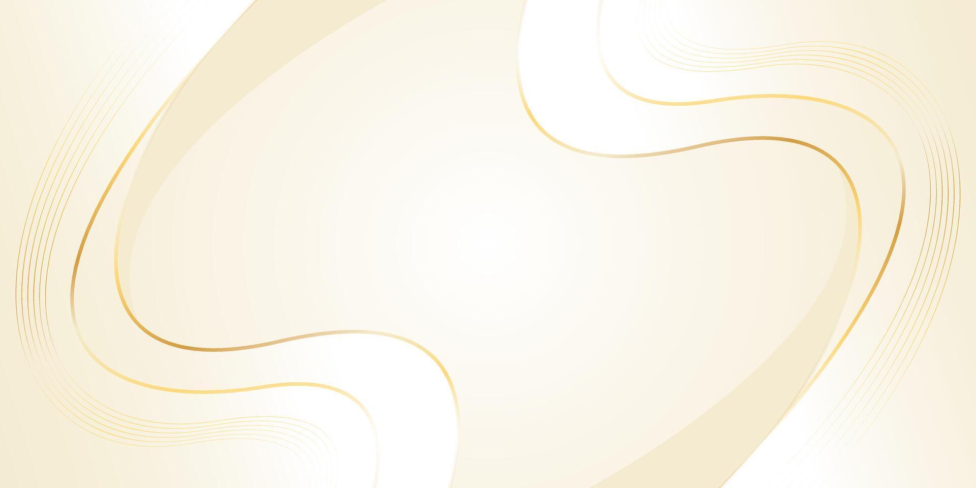 Abstract beige Luxury wave background. Wallpaper vector