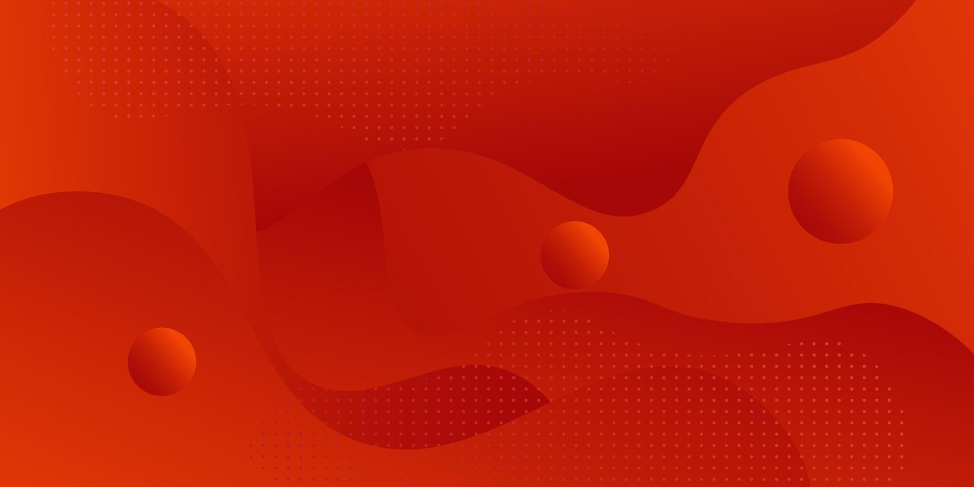 Red gradient background with geometric waves and. Colorful red wave design. Simple and elegant concept. eps10 vector