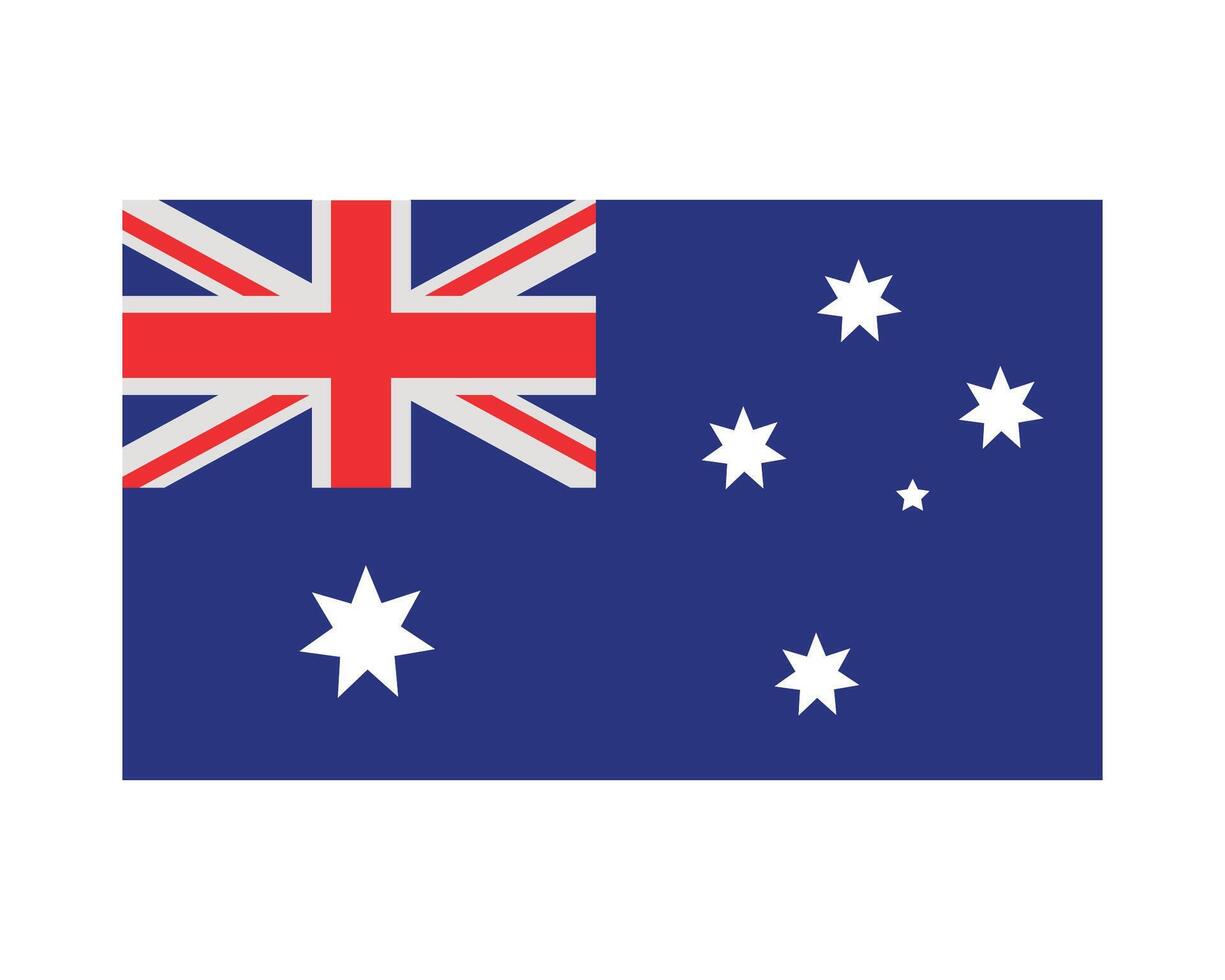 australia flag illustration vector