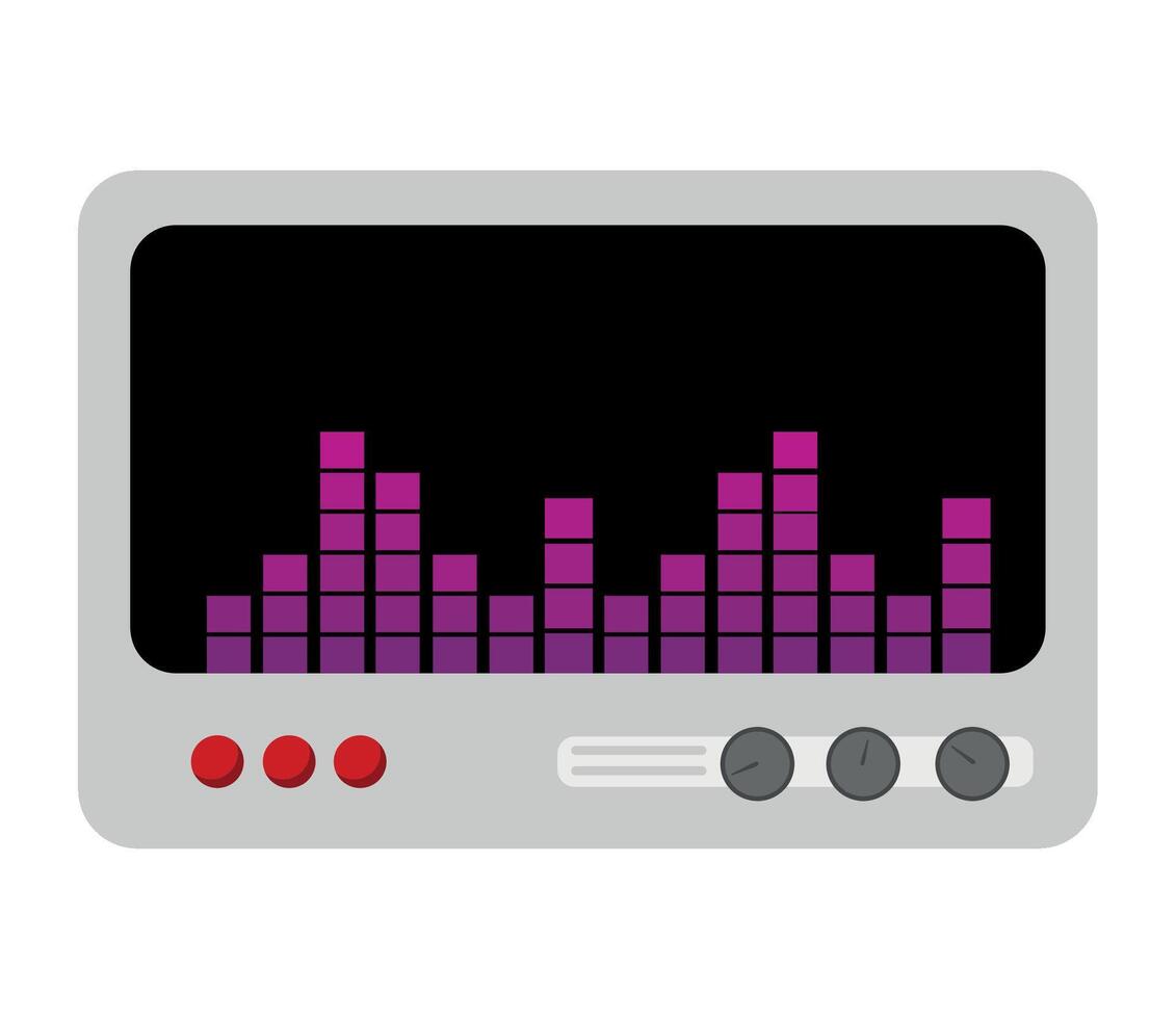 dj mixer music design illustration vector