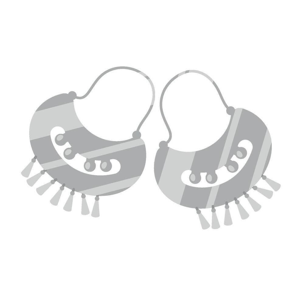 jewelry earring illustration vector