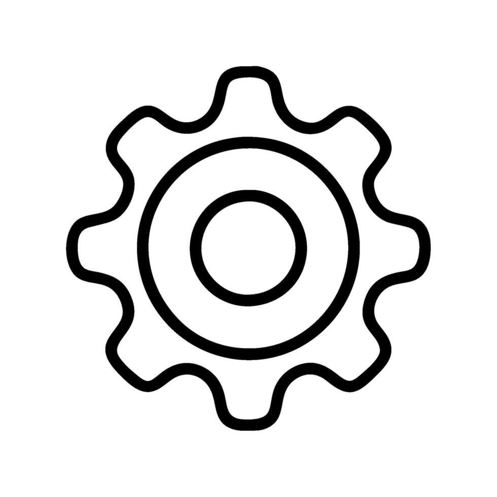 cog wheel icon vector