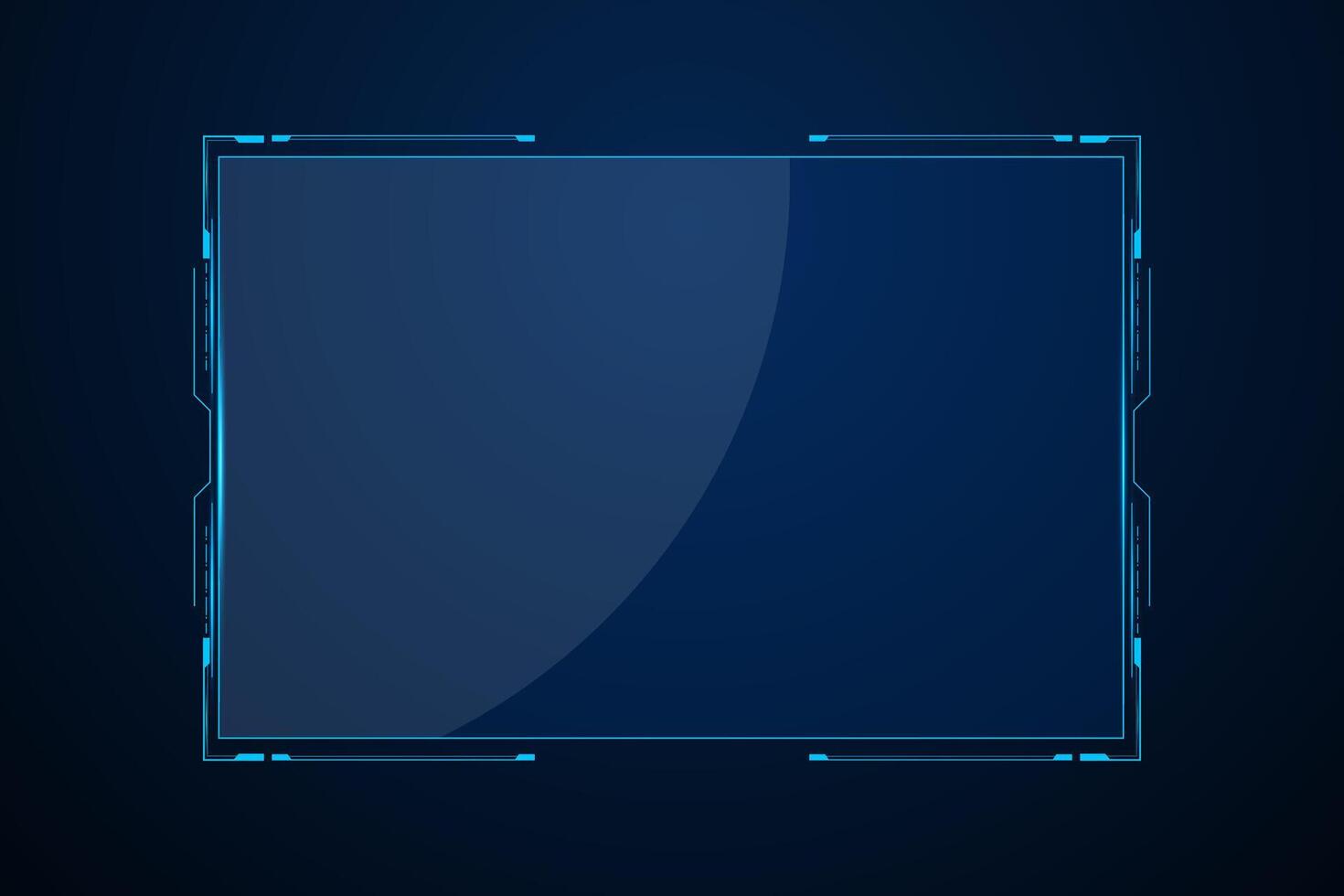 Sci fi futuristic user interface, HUD template frame design, Technology abstract background vector