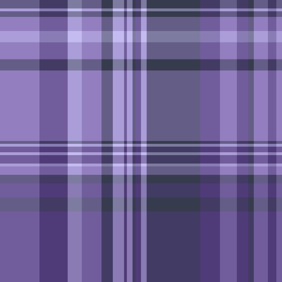 Vibrant tartan seamless, industry pattern check textile. Ornament texture background fabric plaid in indigo and light colors. vector