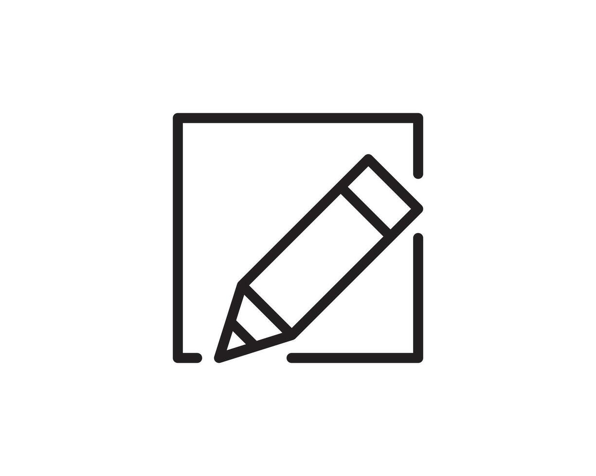 Note icon sign. Paper message or document page. vector