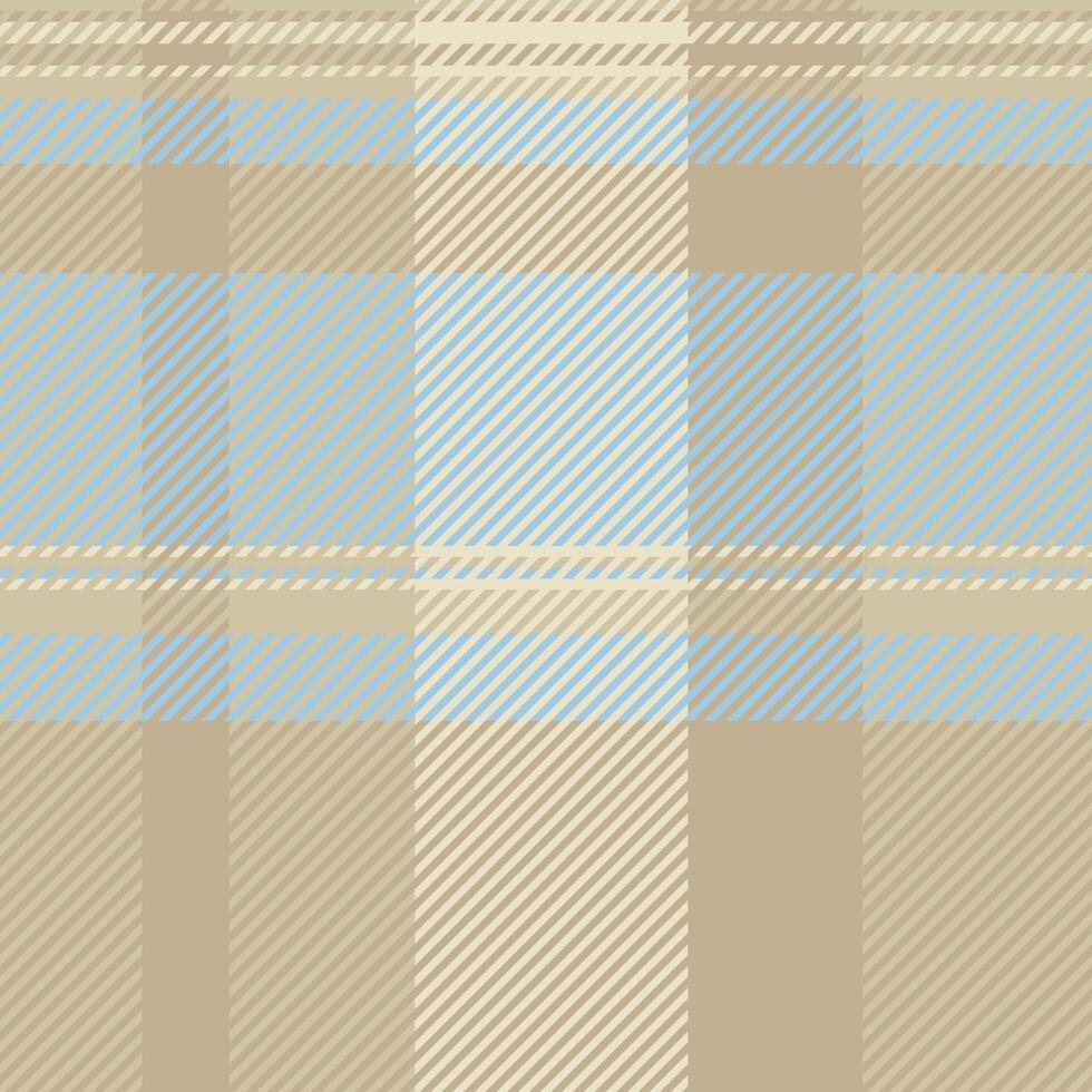 White seamless pattern, short tartan texture background. Good fabric plaid check textile in light and pastel colors. vector