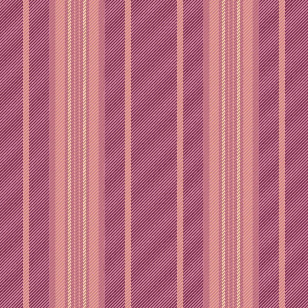 Seamless textile fabric of pattern texture with a vertical stripe lines background. vector