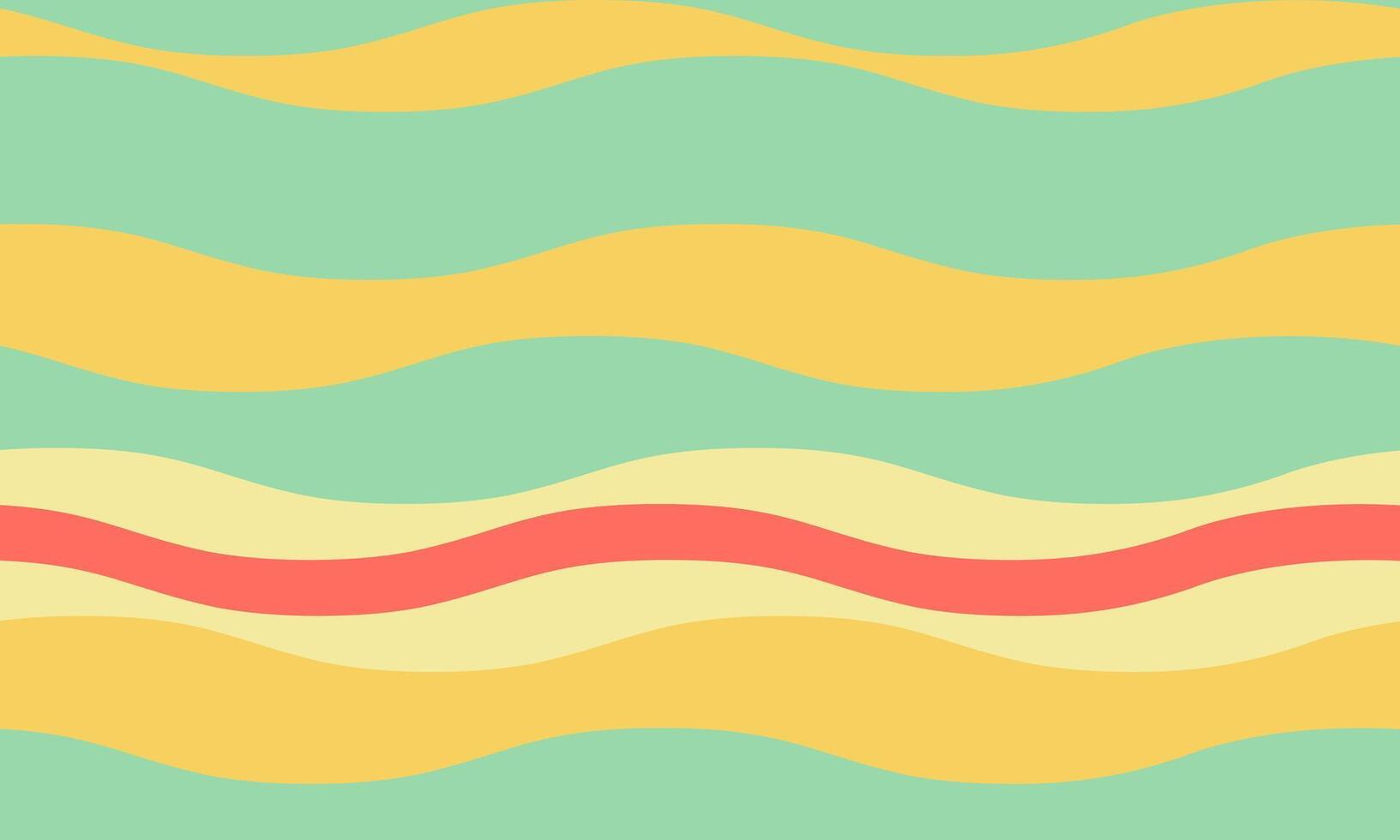 Abstract background with wavy stripes in vibrant colors, creating a rippled, liquid effect. Smooth curves and textured lines add elegance, vitality, and creativity. Ideal for wallpaper or textile. vector