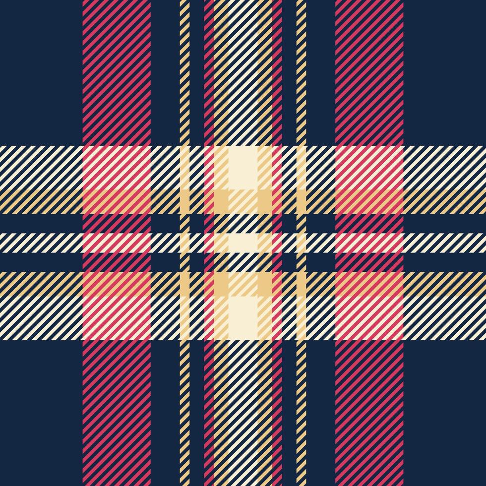 Femininity textile tartan background, marriage seamless fabric pattern. Discount check plaid texture in dark and red colors. vector
