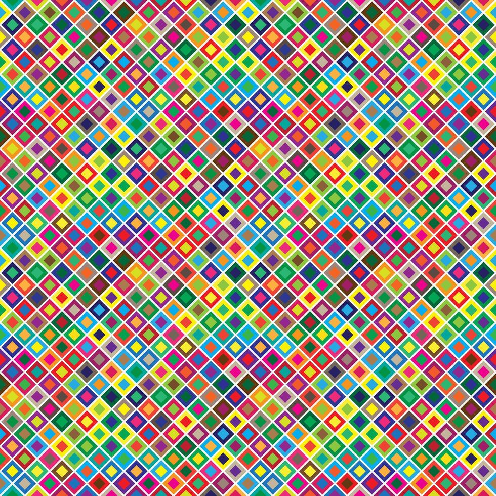 Abstract colored square modern seamless pattern vector