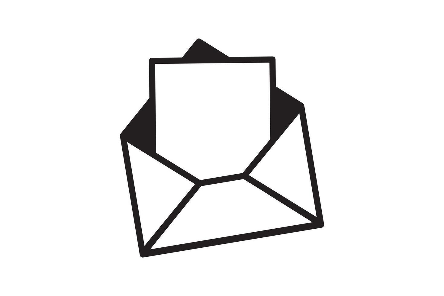 Mail icon sign. Letter envelope symbol. Message send to address illustration. vector