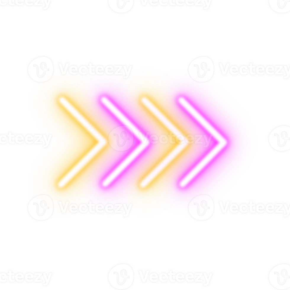 neon sign element png