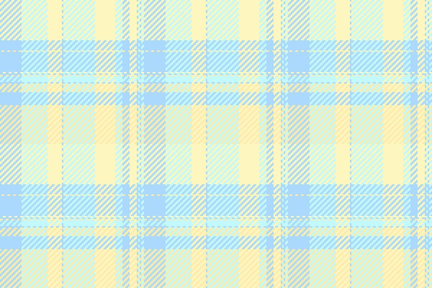Rich textile plaid background, worn check tartan seamless. Diwali pattern fabric texture in light and cyan colors. vector