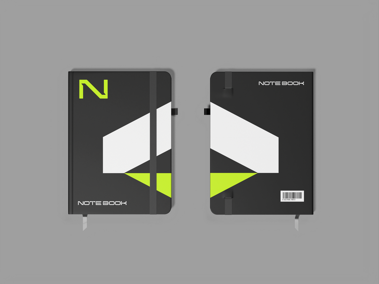 Hardcover Notebook Mockup psd