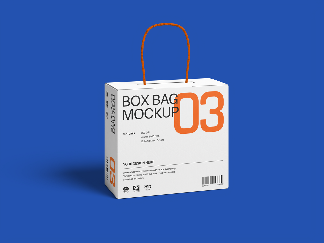 Box Bag Mockup psd