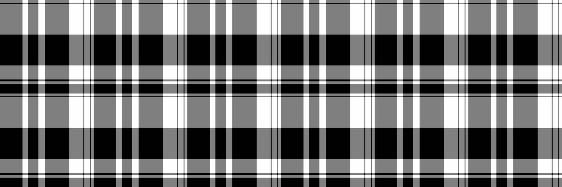 Site pattern seamless background, part check textile tartan. Package plaid fabric texture in gray and black colors. vector