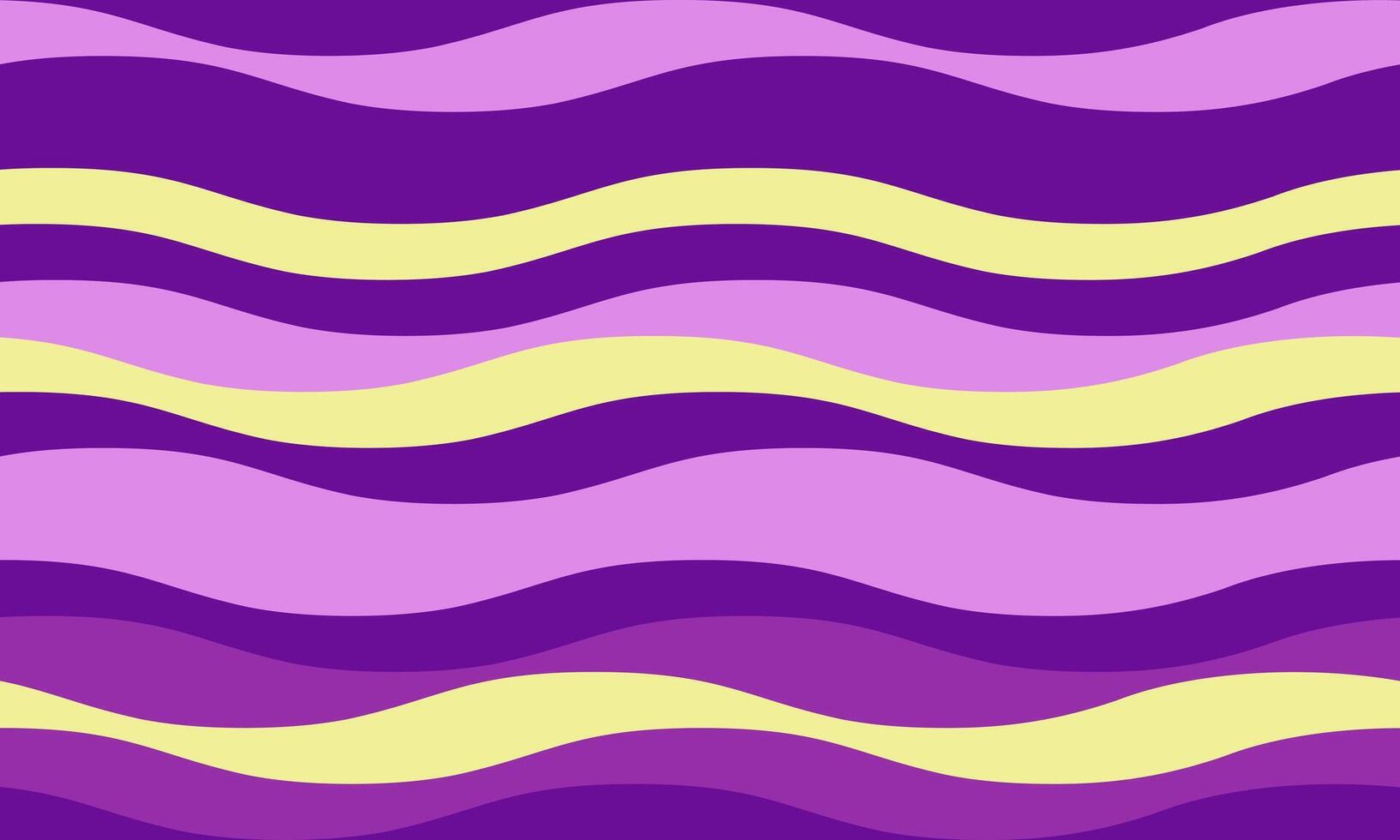 Abstract background with wavy stripes in vibrant colors, creating a rippled, liquid effect. Smooth curves and textured lines add elegance, vitality, and creativity. Ideal for wallpaper or textile. vector