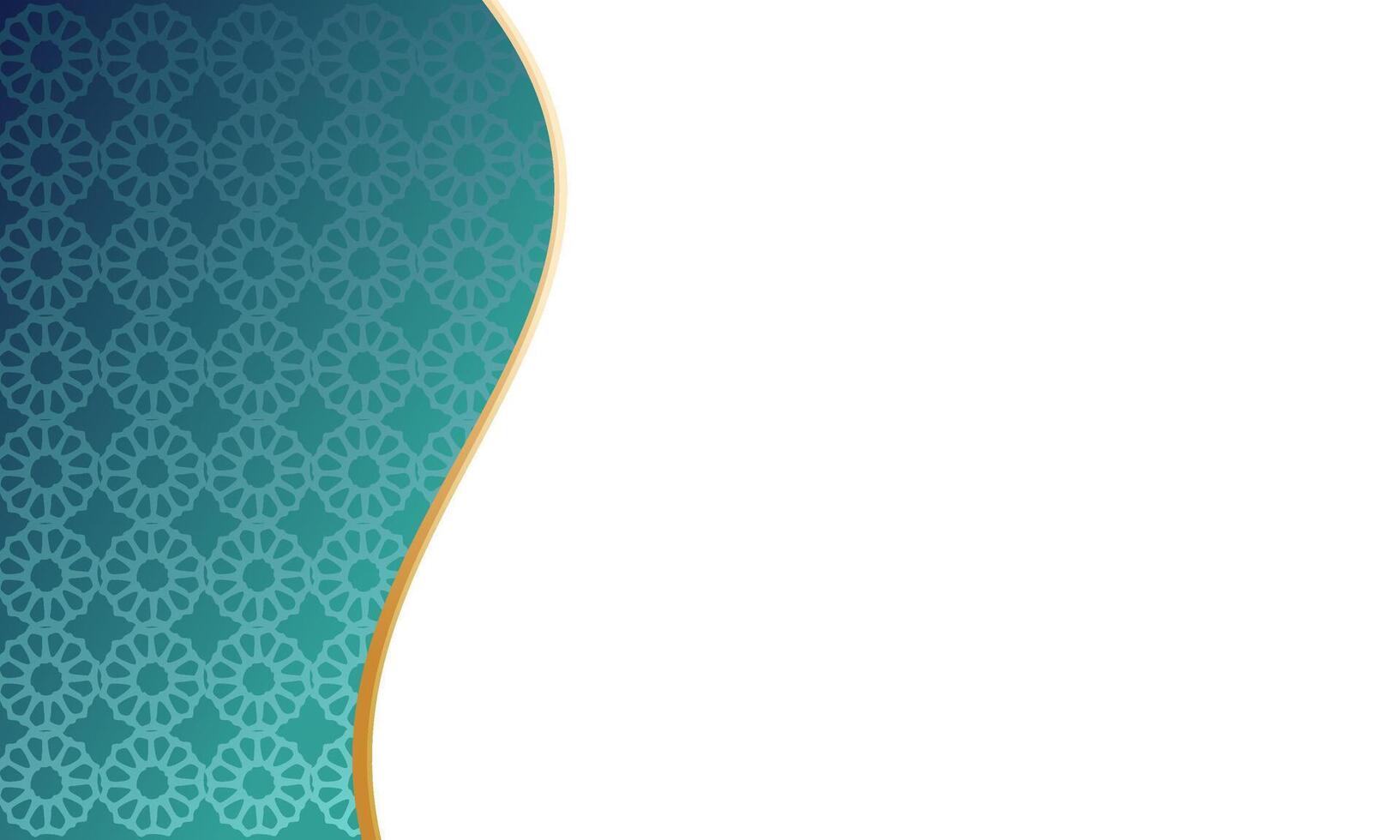 wave corner with ornament vector