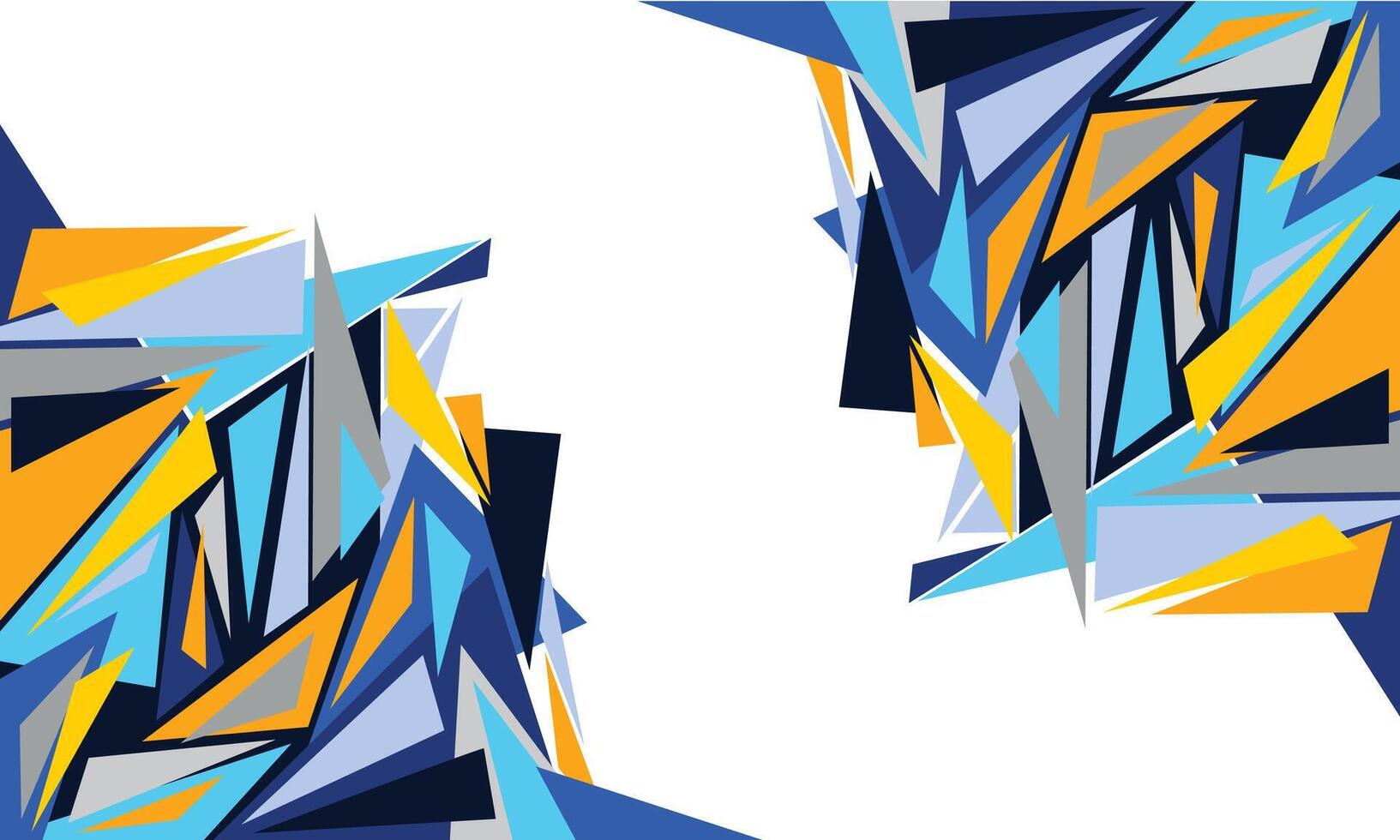 abstract triangle background for frame vector