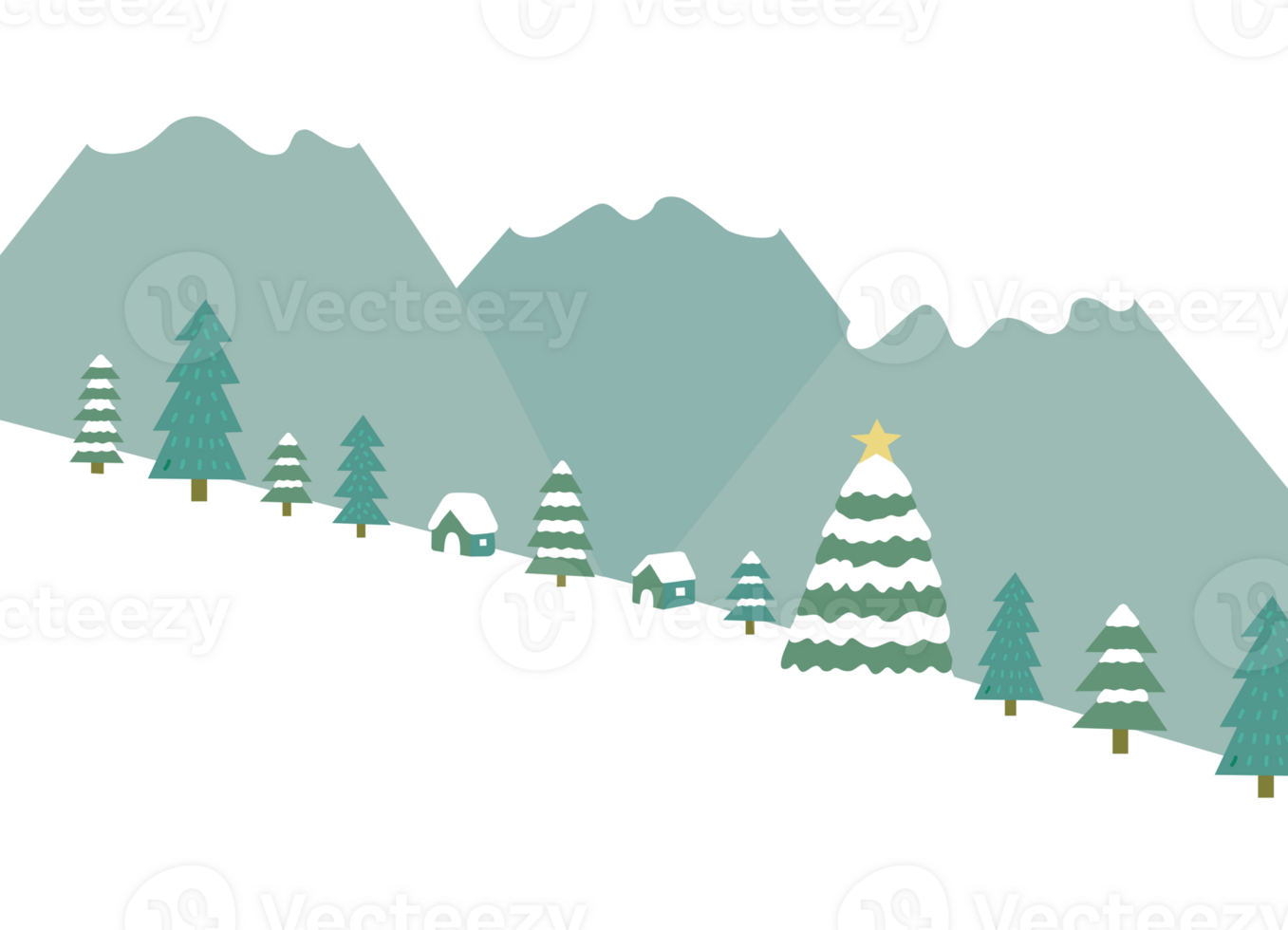 landscape of winter png