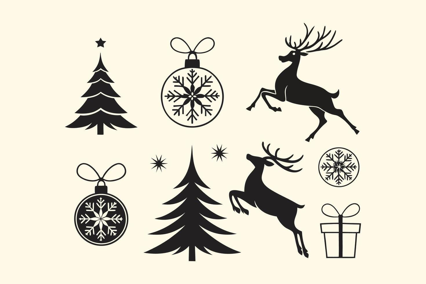 Holiday Silhouette Collection vector