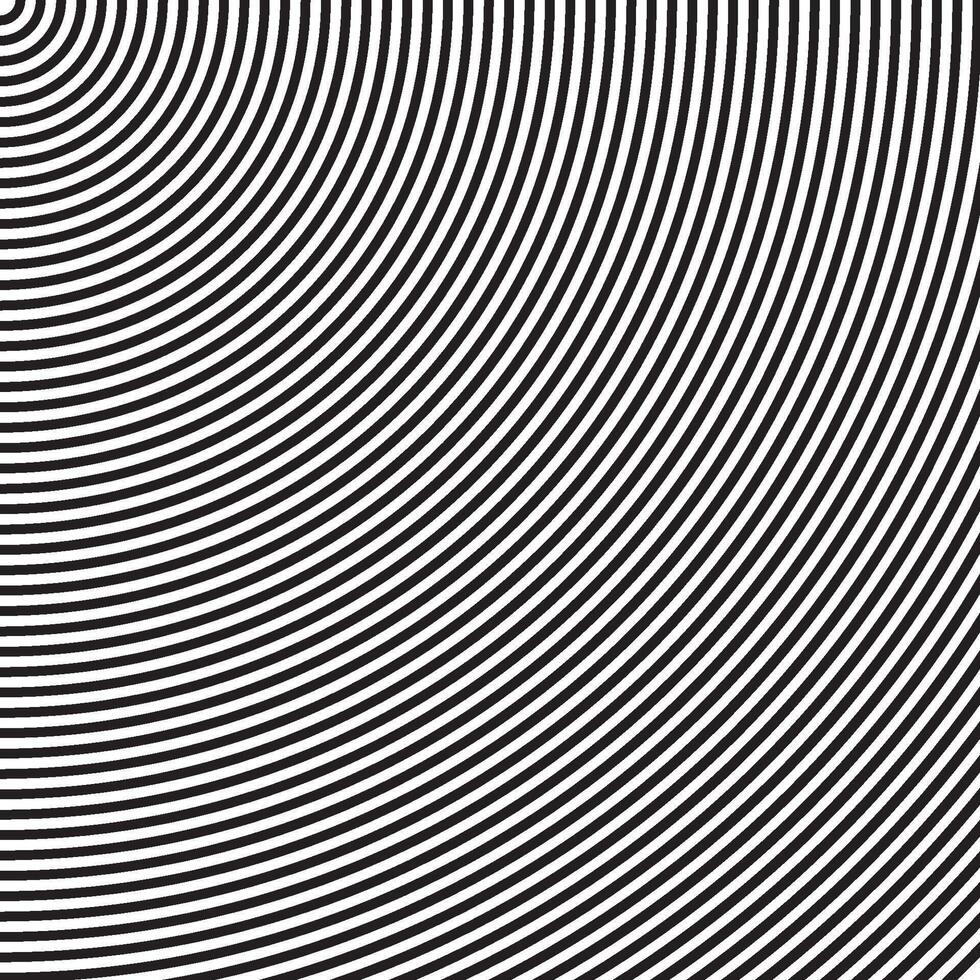 A black and white optical illusion background with a spiral vector