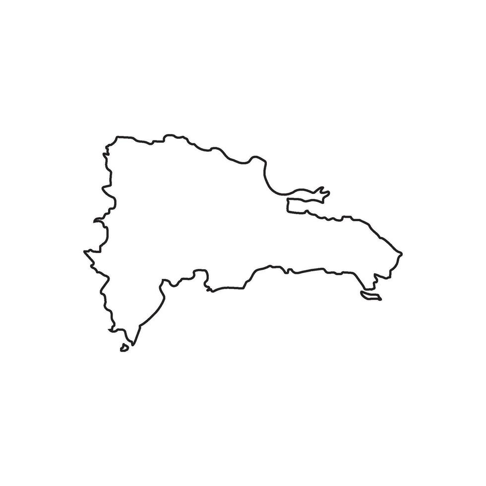 Honduras map outline outline vector