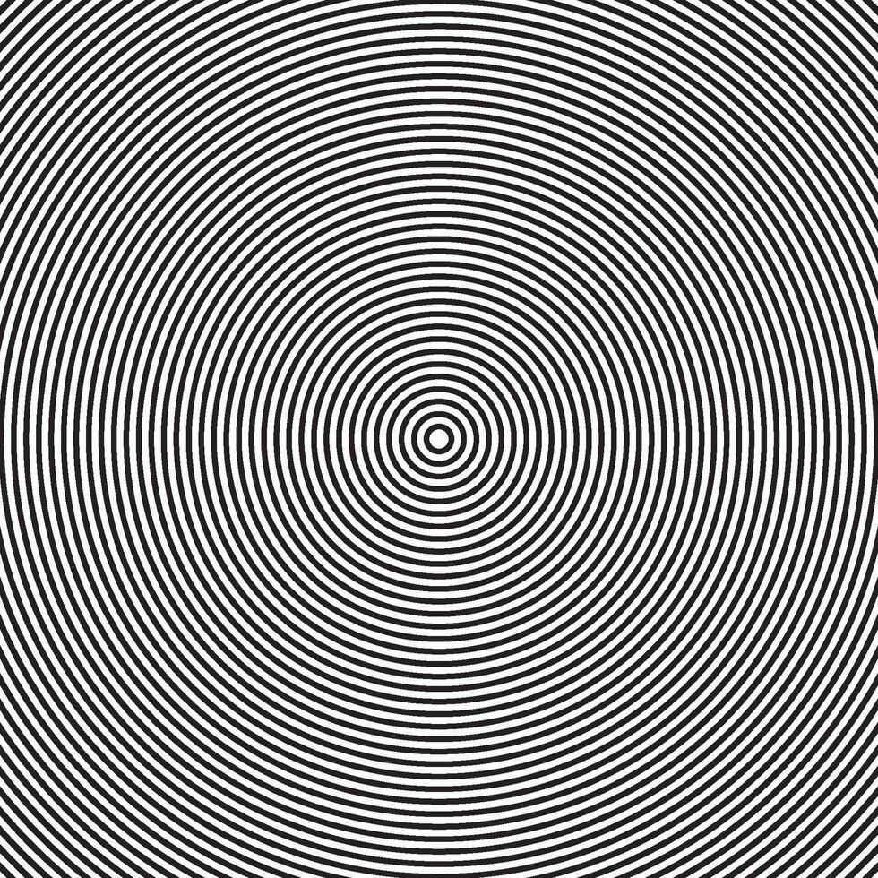 A black and white spiral pattern with a white center vector