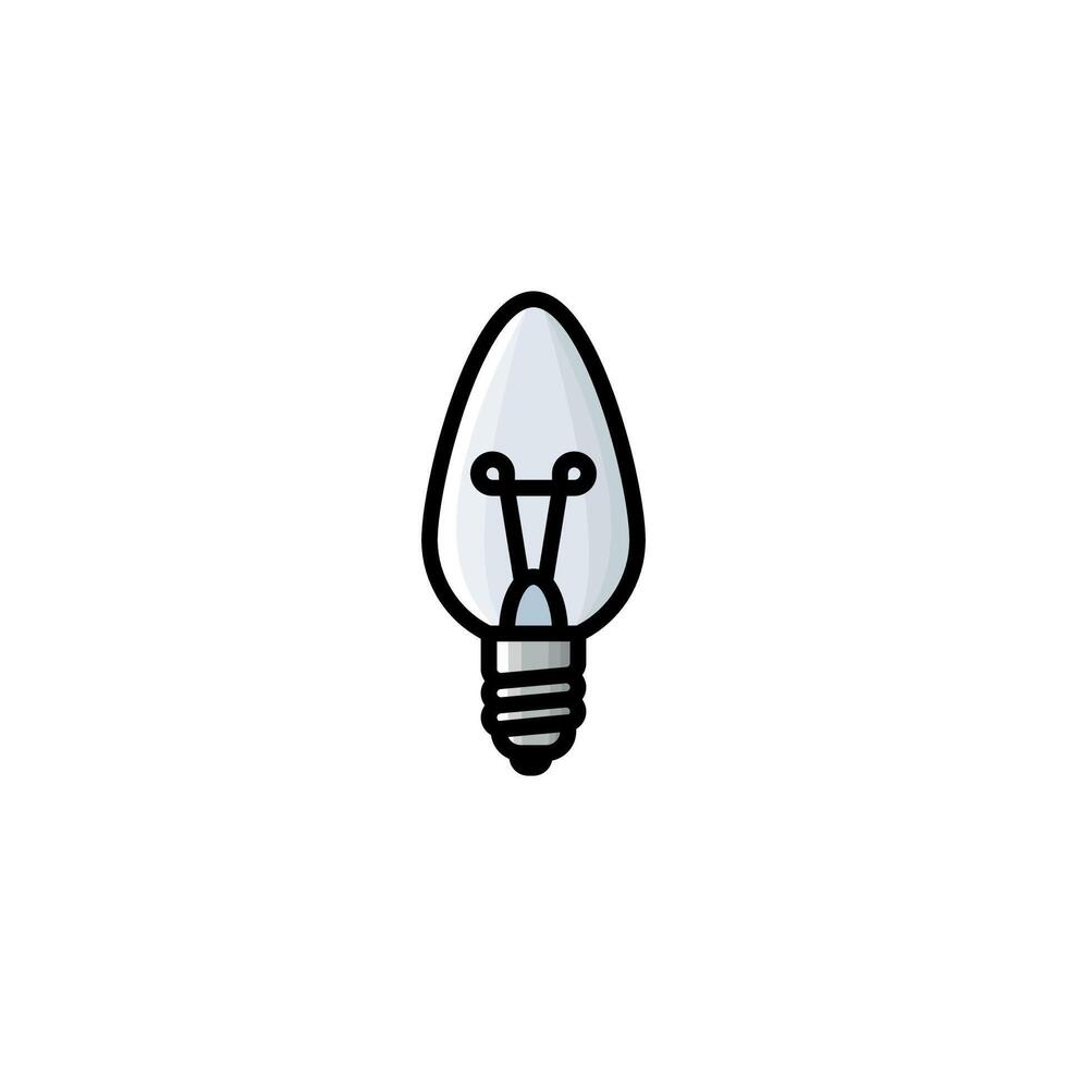 bulb icon design template elegant style vector