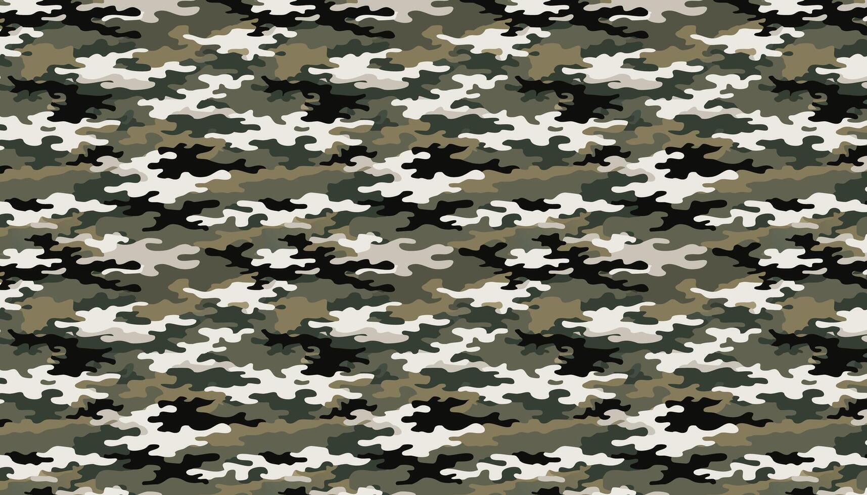 Camouflage pattern. Classic clothing style soldier forest masking camo art. vector