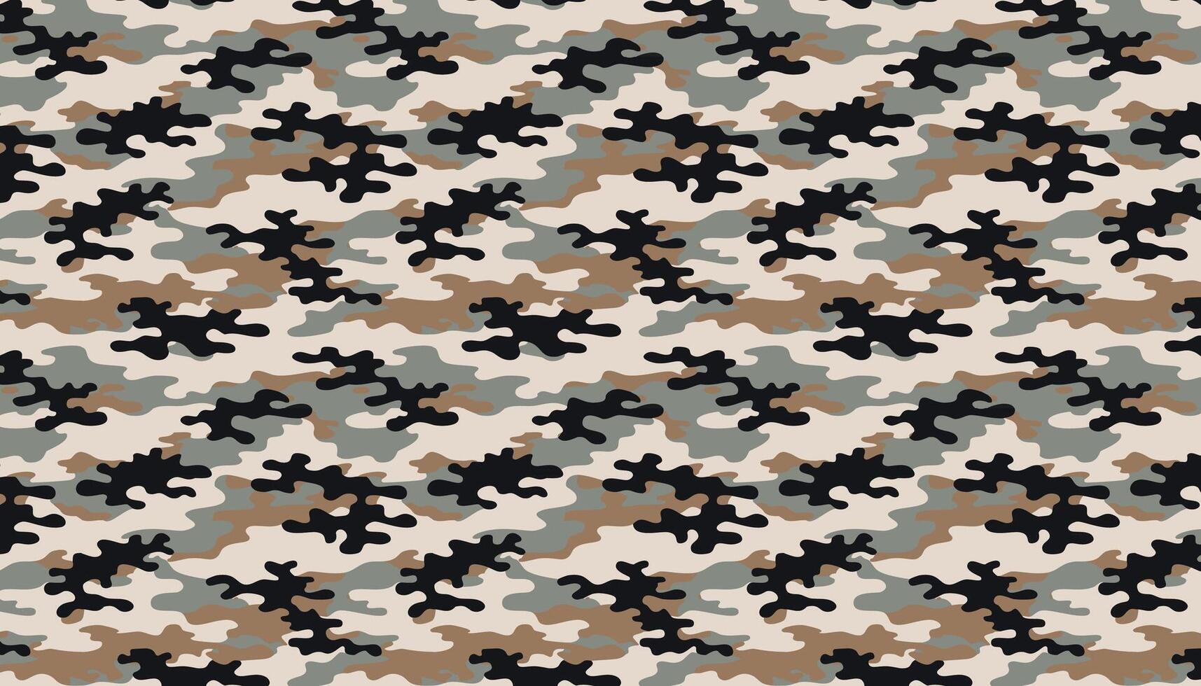 Camouflage pattern background for army. Classic clothing style masking camo repeat print forest texture.. vector
