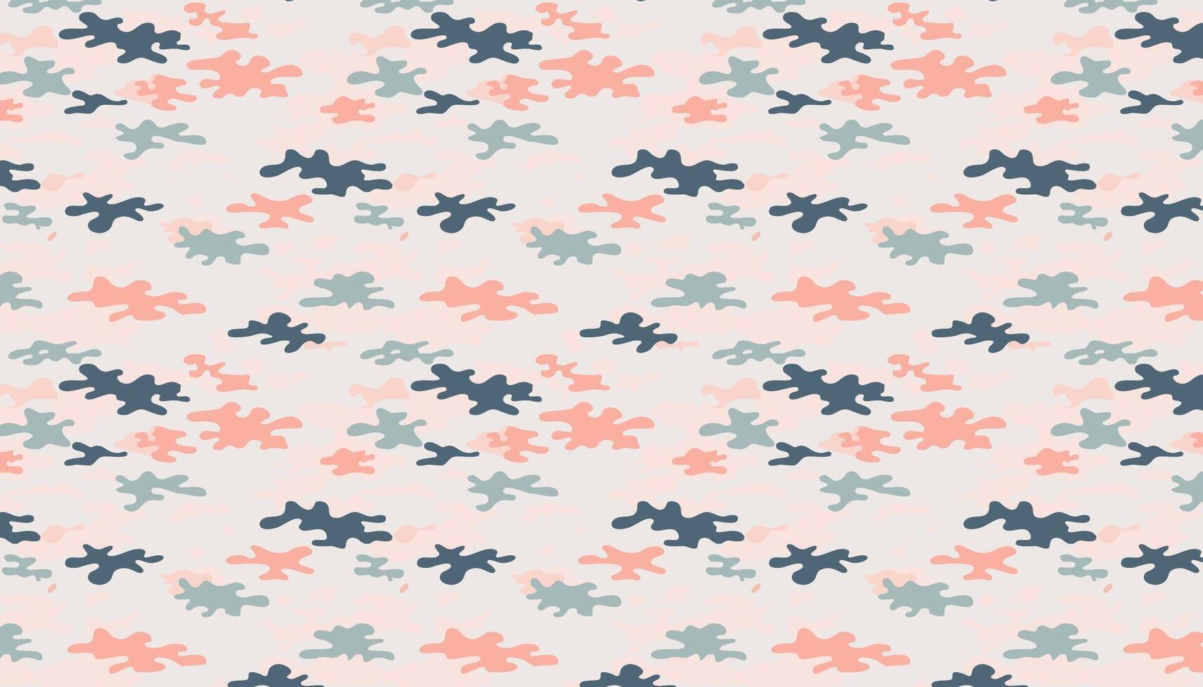 Pattern with camouflage elements. Camo military clothing texture background. vector