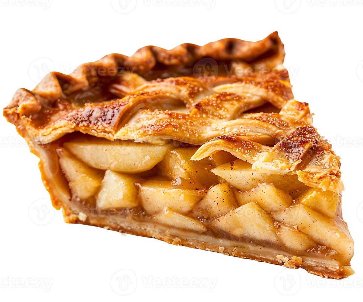 A slice of apple pie photo