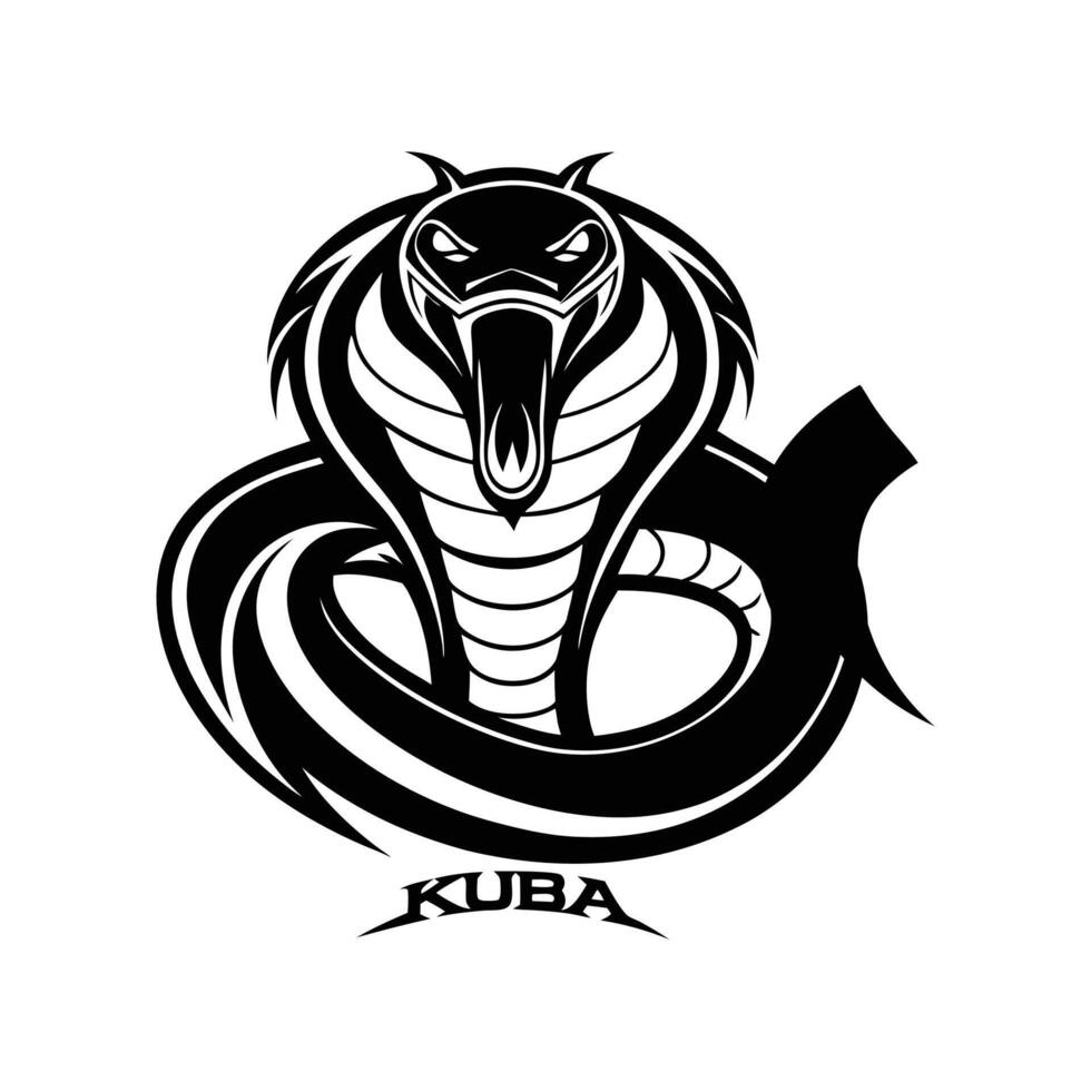 The logo for kubba, a company that makes knives vector