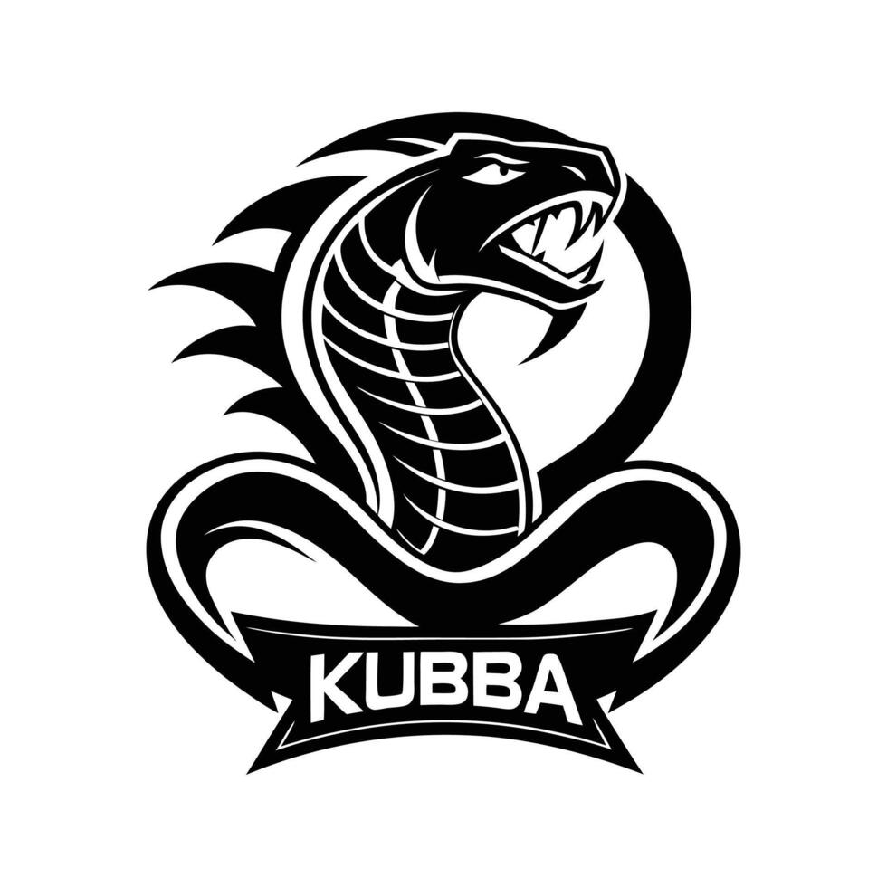 The logo for kubba, a company that makes knives vector