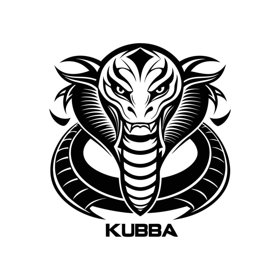 The logo for kubba, a company that makes knives vector