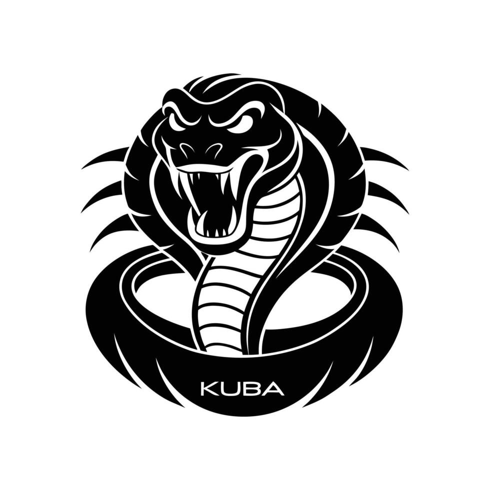 The logo for kubba, a martial arts school vector