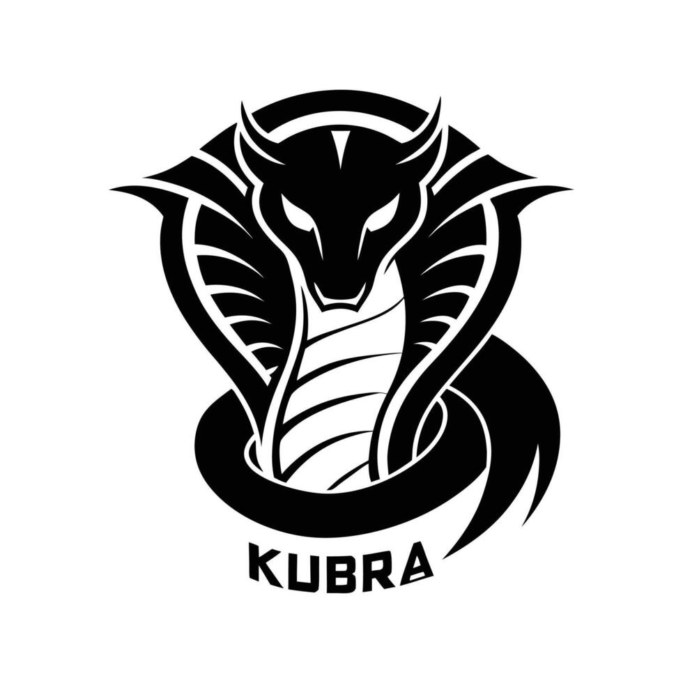 The kubra logo is shown in black and white vector