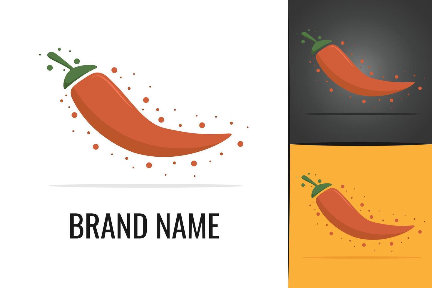 Red hot chili pepper logo. Spicy vegetables chile peppers logotype vector