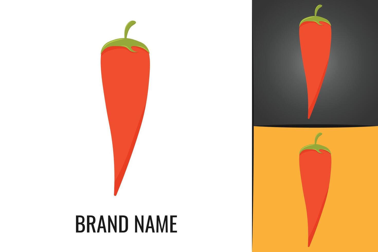 Red hot chili pepper logo. Spicy vegetables chile peppers logotype vector